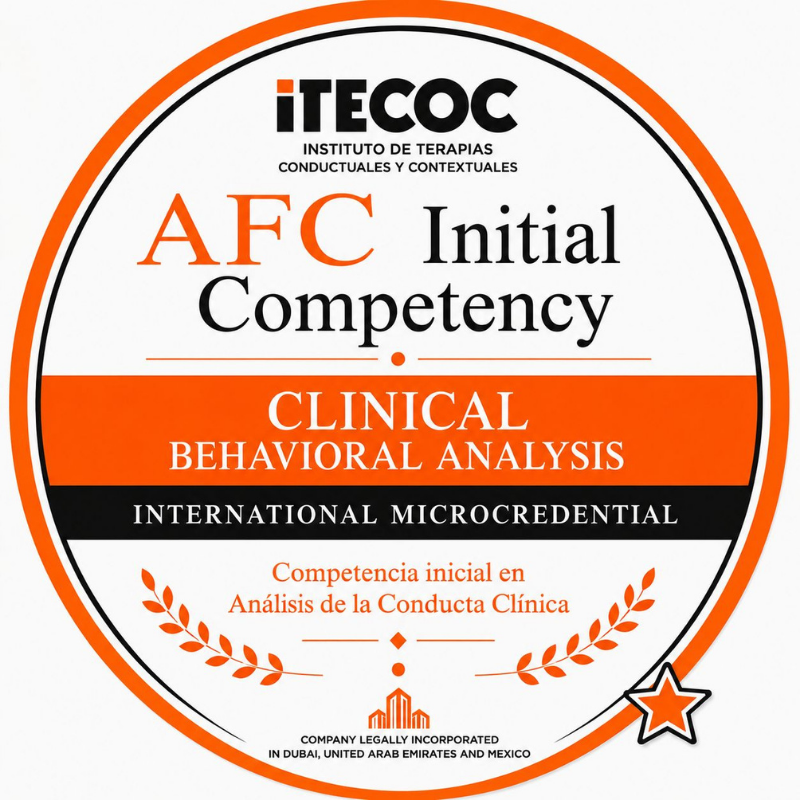 Competencia Inicial en Análisis de la Conducta Clínica (AFC Initial Competency)
